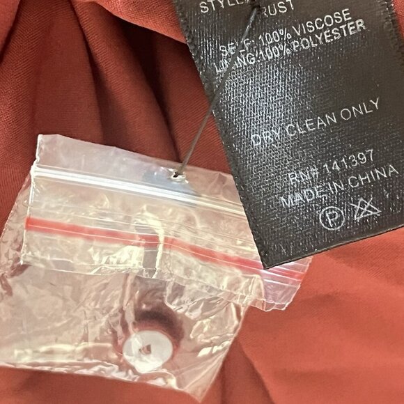 Astr the Label Red Ruffle Silky Maxi Dress Sz S NWOT - Picture 7 of 7